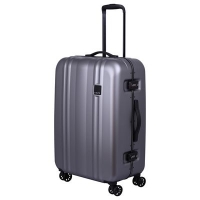 Debenhams  Tripp - Pewter Absolute Lite II medium 4 wheel suitcase