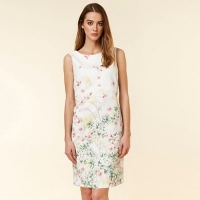 Debenhams  Wallis - Ivory Floral Shift Dress