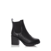Debenhams  Quiz - Black chunky heel ankle boots