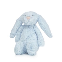 Debenhams  Jellycat - Babies blue bunny rattle