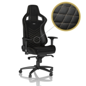 noblechairs EPIC Gaming Chair - Black/Gold £269.99