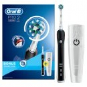 Pro 2500 CrossAction Electric Toothbrush Black £35.00