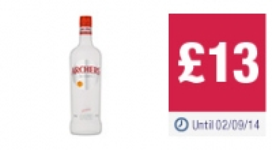 Archers Schnapps £13.00
