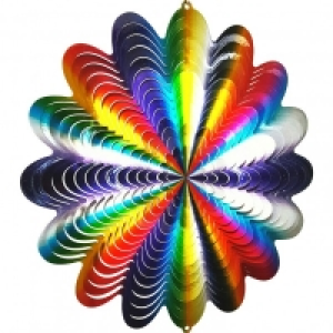 Spin-Art Metal Wind Spinner Spectrum 12inch