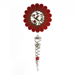 Spin-Art Artist Crystal Tail Hummingbird