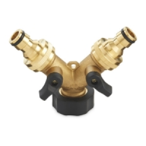 Gardenline Brass Hose Splitter £4.99