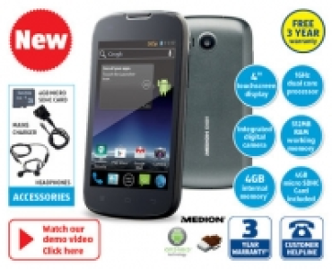 Aldi  Smartphone MEDION® LIFE® E4001