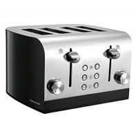 QDStores  Morphy Richards Equip 4 Slice Toaster - Black