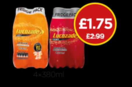 Lucozade Energy Orange, Original £2.99