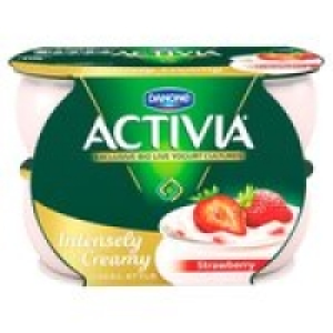 Activia Intensely Creamy Strawberry Yogurts £1.00