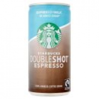 Asda Starbucks Fairtrade DoubleShot Espresso No Added Sugar Coffee Drink