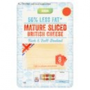 8 50% Less Fat Mature Cheese Slices £1.77
