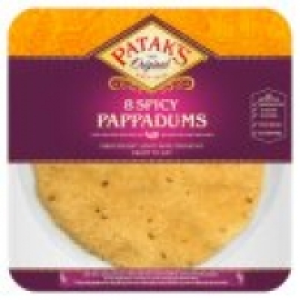 The Original 8 Spicy Pappadums £1.66