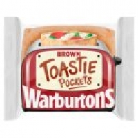 Asda Warburtons 4 Brown Toastie Pockets