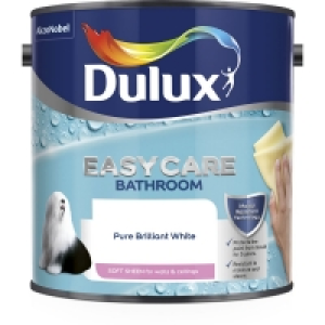 Dulux Easycare Bathroom Pure Brilliant White Soft Sheen Emul £17.00