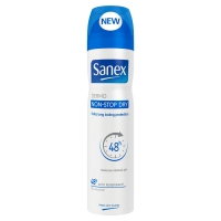 Wilko  Sanex Dermo Non-Stop Dry Deodorant Spray 250ml