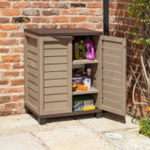 Rowlinson Mocha Plastic Utility Cabinet £74.99