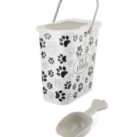 Aldi  Paw Print Food Container With Scoop