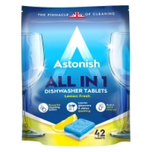 Astonish All In 1 Dishwasher Tablets (42 Pack) £2.99
