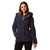 Debenhams  Regatta - Blue Winika insulated hooded jacket