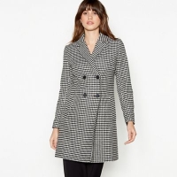 Debenhams  The Collection - Multicoloured Dogtooth Double Breasted Coat