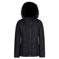Debenhams  Regatta - Black Winika insulated hooded jacket
