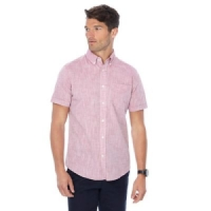 Maine New England - Red button down collar short sleeve shir &pound;12.60