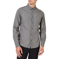 Debenhams  Burton - Grey long sleeves denim shirt