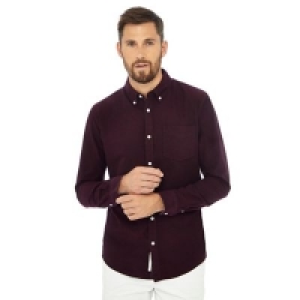 Racing Green - Plum long sleeve tailored fit Oxford shirt