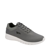 Debenhams  Lonsdale - Grey and Black Tydro Mens Lace Up Trainers