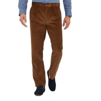 Debenhams  Maine New England - Tan corduroy regular fit trousers