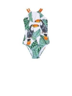 Debenhams  Outfit Kids - Girls white jungle swimsuit