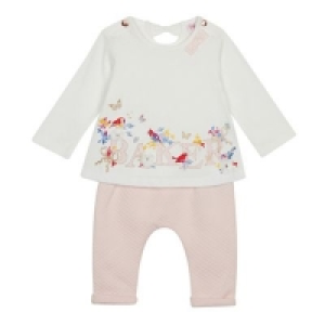 Baker by Ted Baker - Baby Girls Light Pink Baker Print To