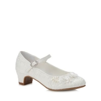 Debenhams  Occasions - Girls Ivory Lace Shoes
