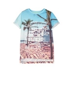 Debenhams  Outfit Kids - Boys blue beach scene t-shirt