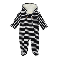 Debenhams  J by Jasper Conran - Babies navy striped snugglesuit