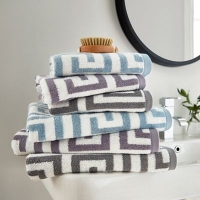 Debenhams  Hotel - Light blue combed cotton Alexis towels