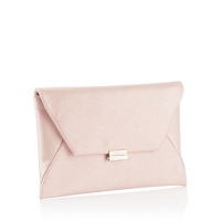 Debenhams  J by Jasper Conran - Pink Shimmer Envelope Clutch Bag