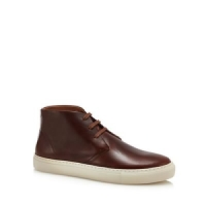 J by Jasper Conran - Brown leather Turin chukka boots &pound;40.00