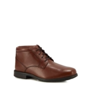Rockport - Brown leather ED2 chukka boots