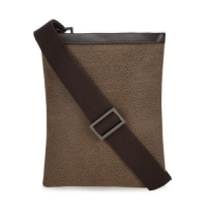J by Jasper Conran - Brown flocked cross body bag