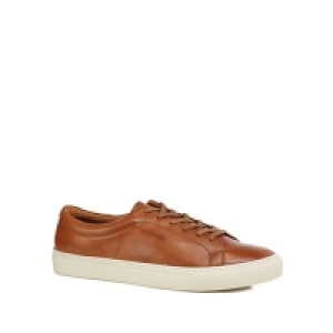 J by Jasper Conran - Tan leather Sorrento trainers