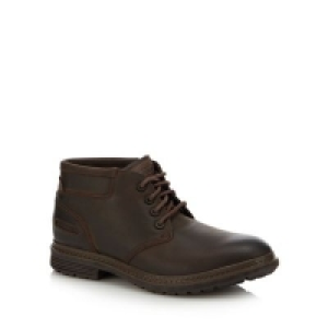 Rockport - Brown leather Urban retreat desert boots