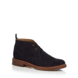 J by Jasper Conran - Navy suede Chukka boots