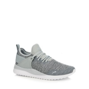 Puma - Light grey knitted Pacer Next trainers