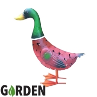 HomeBargains  Garden Metal Ornament: Derek the Duck