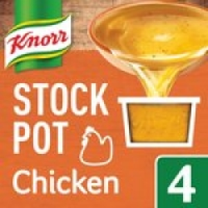 Knorr Chicken Stock Pot 4 Pack £1.00