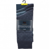 JTF  Ex Famous Chain Mens Teal Mix Socks 3 Pack