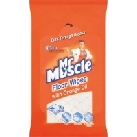 JTF  Mr Muscle Floor Wipes Orange 12 Pack
