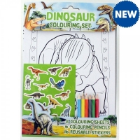 JTF  Dinosaurs Colouring Set